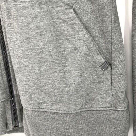 Kuhl Heather Gray Full Zip Organic Cotton Thumbhole Brava Hoody Medium - Picture 4 of 11